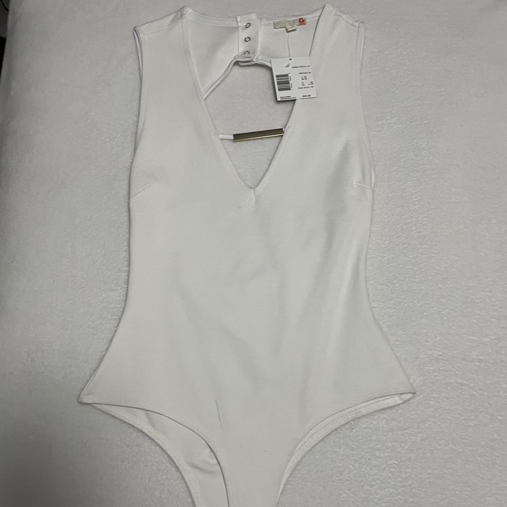 White Guess Bodysuit - New